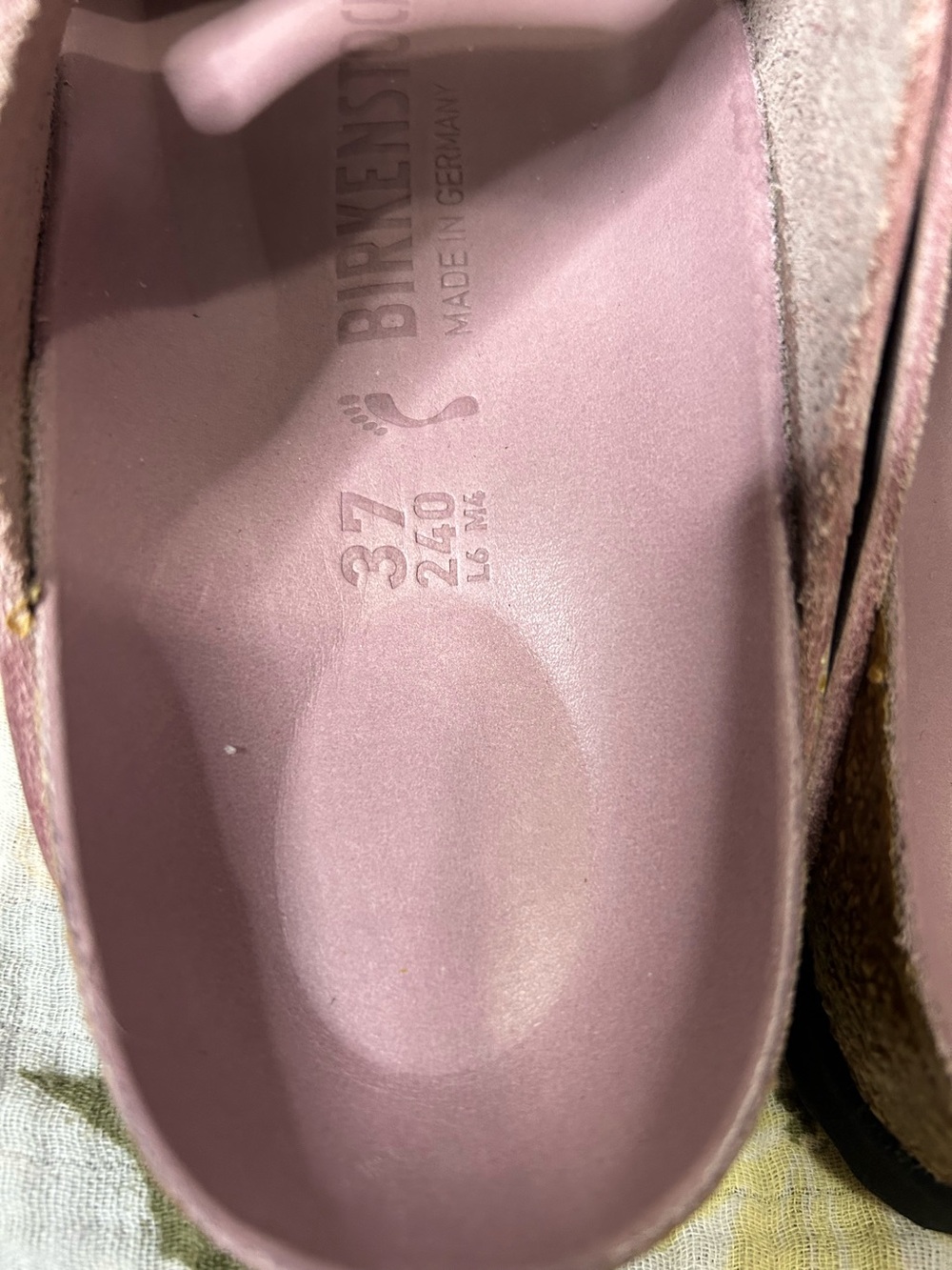 Birkenstock Arizona Big Buckle Pink Purple Oiled Leather Sandals EXQUISITE - Picture 4 of 6